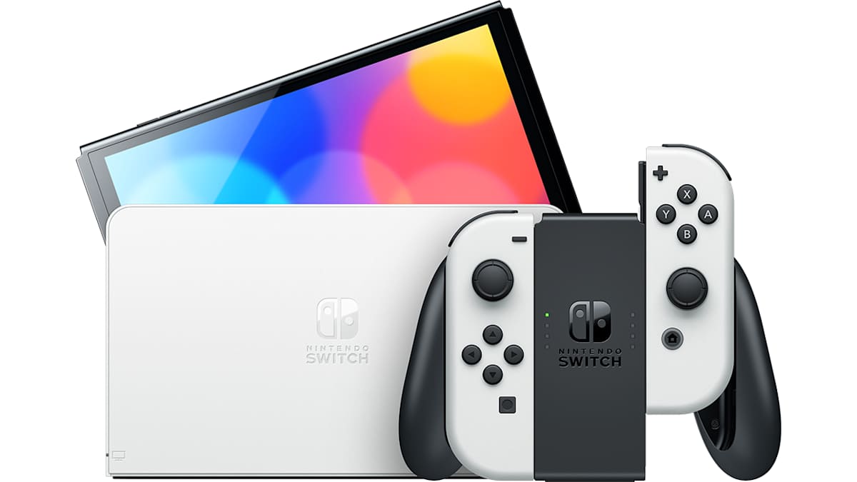 Nintendo Switch OLED 64GB, White Joy-Con