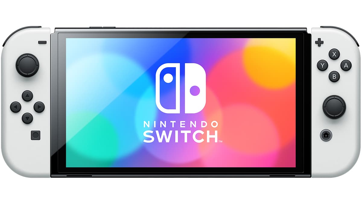 Nintendo Switch OLED 64GB, White Joy-Con