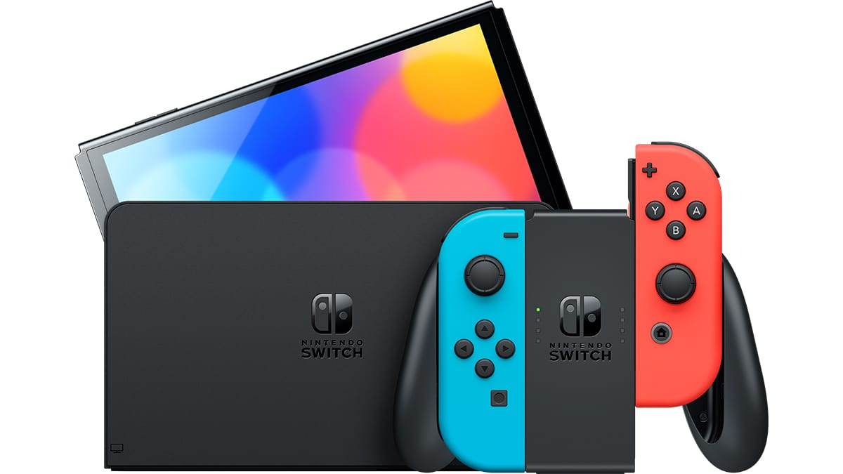 Nintendo Switch OLED 64GB, Neon Joy-Con