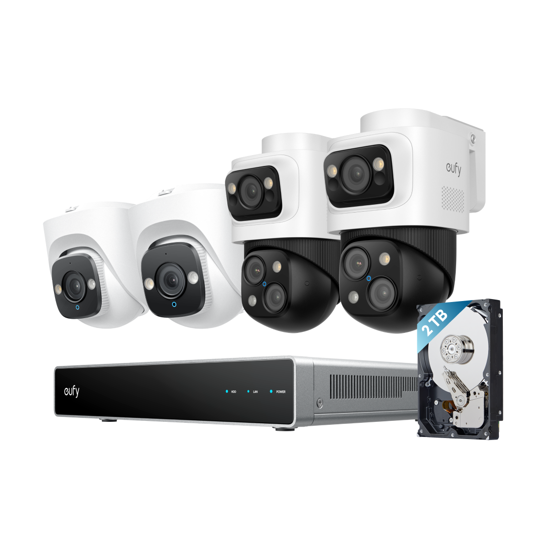 eufy PoE NVR Security System S4, 4 Cameras