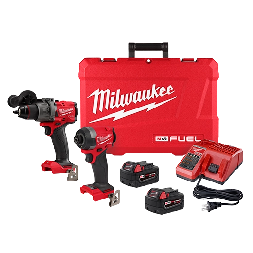 Milwaukee M18 FUEL Hammer Drill + Impact Kit (3697-22)