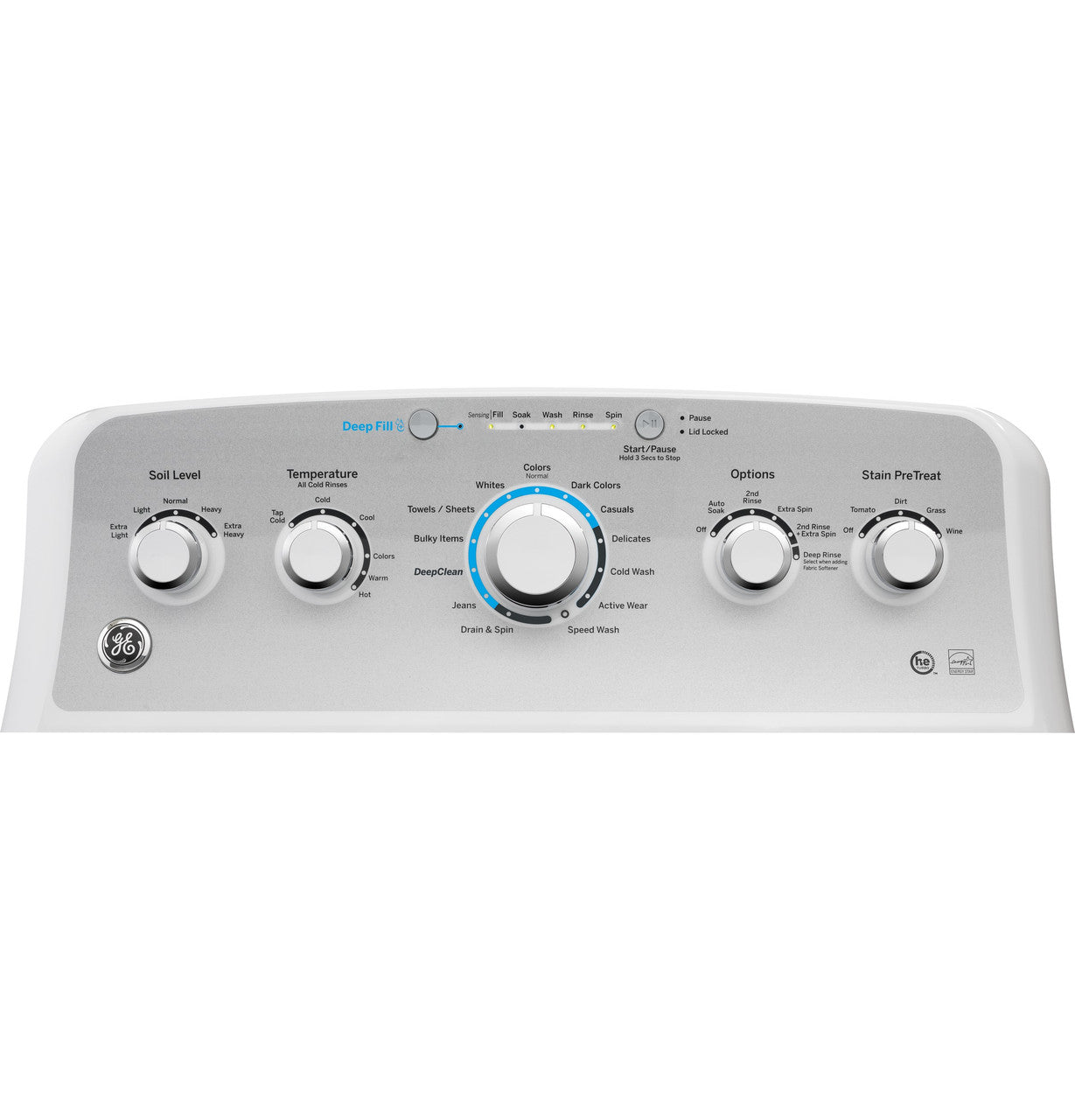 GE 4.6 cu ft Top-Load Washer (GTW500ASNWS)