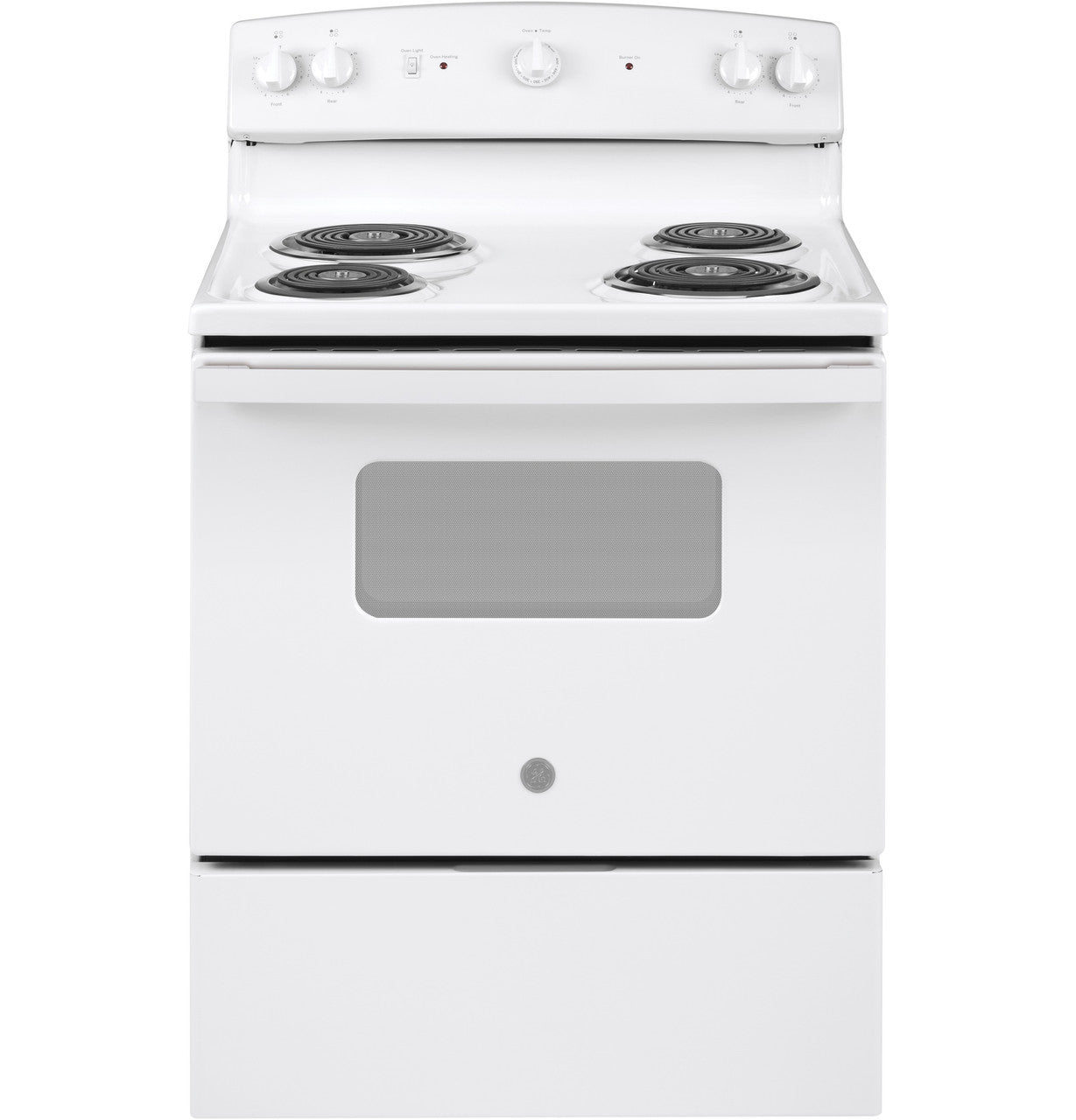 GE 30 in Electric Range, 5.0 cu ft Oven (JBS160DMWW)