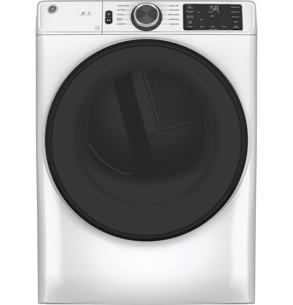 GE 7.8 cu ft Smart Front-Load Gas Dryer (GFD55GSSNWW)
