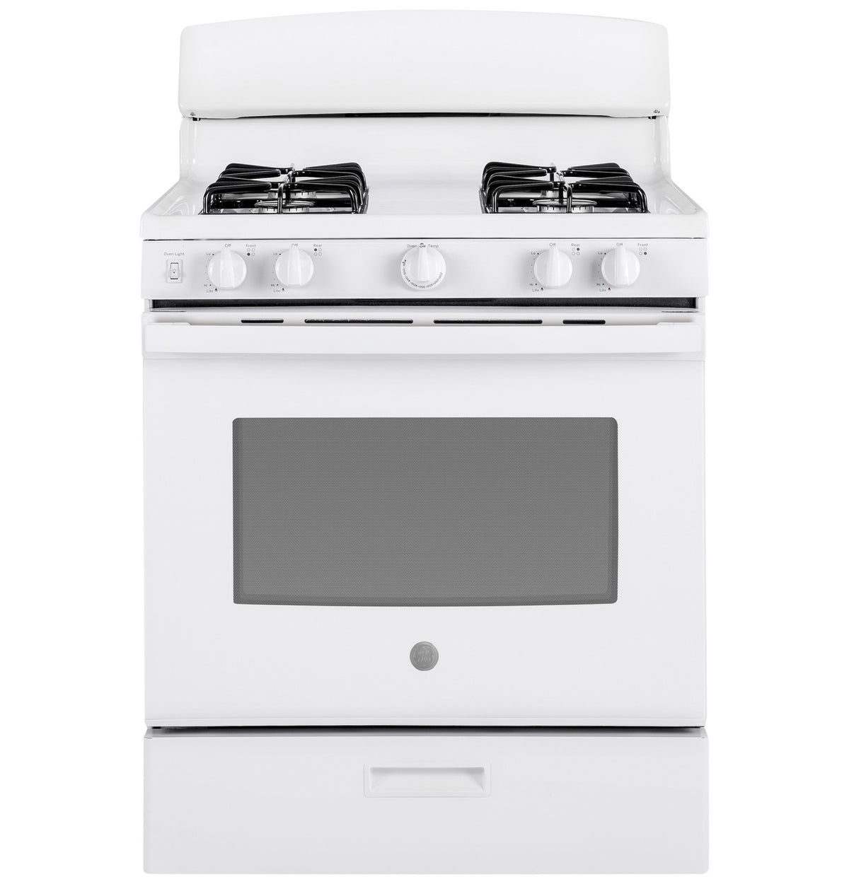 GE 30 in Gas Range, 4.8 cu ft Oven (JGBS30DEKWW)