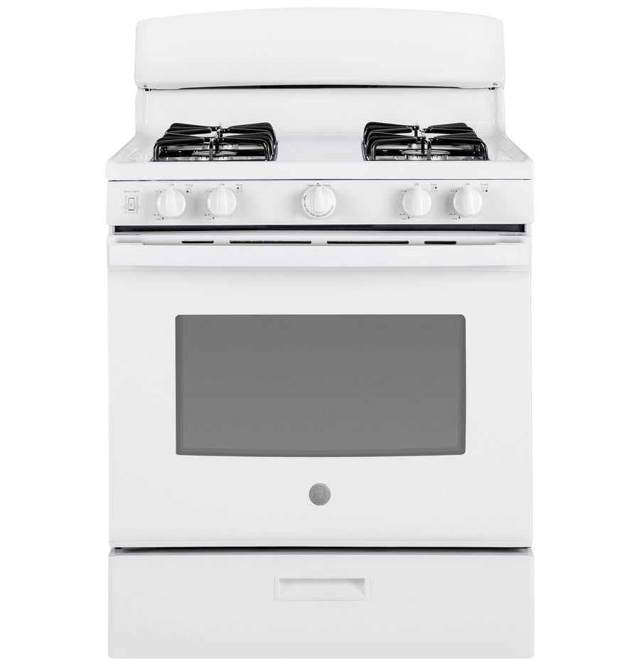 GE 30 in Gas Range, 4.8 cu ft Oven (JGBS30DEKWW)