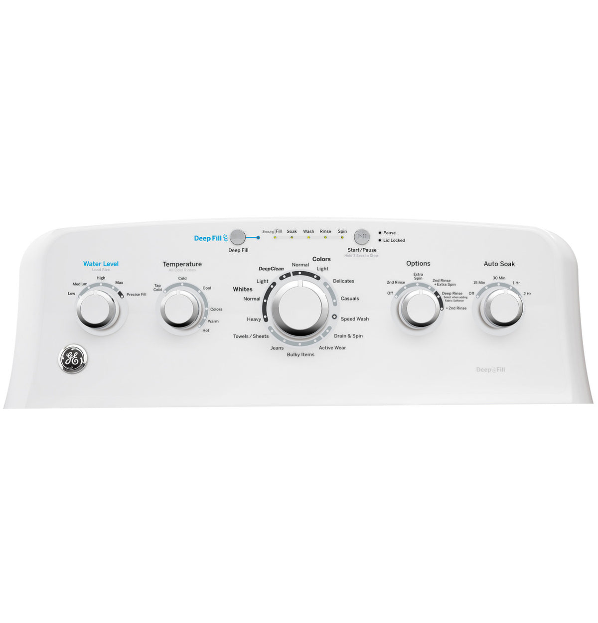 GE 4.5 cu ft Top-Load Washer (GTW465ASNWW)