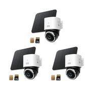 eufy 4G LTE Cam S330 Solar Security Camera 3-Pack