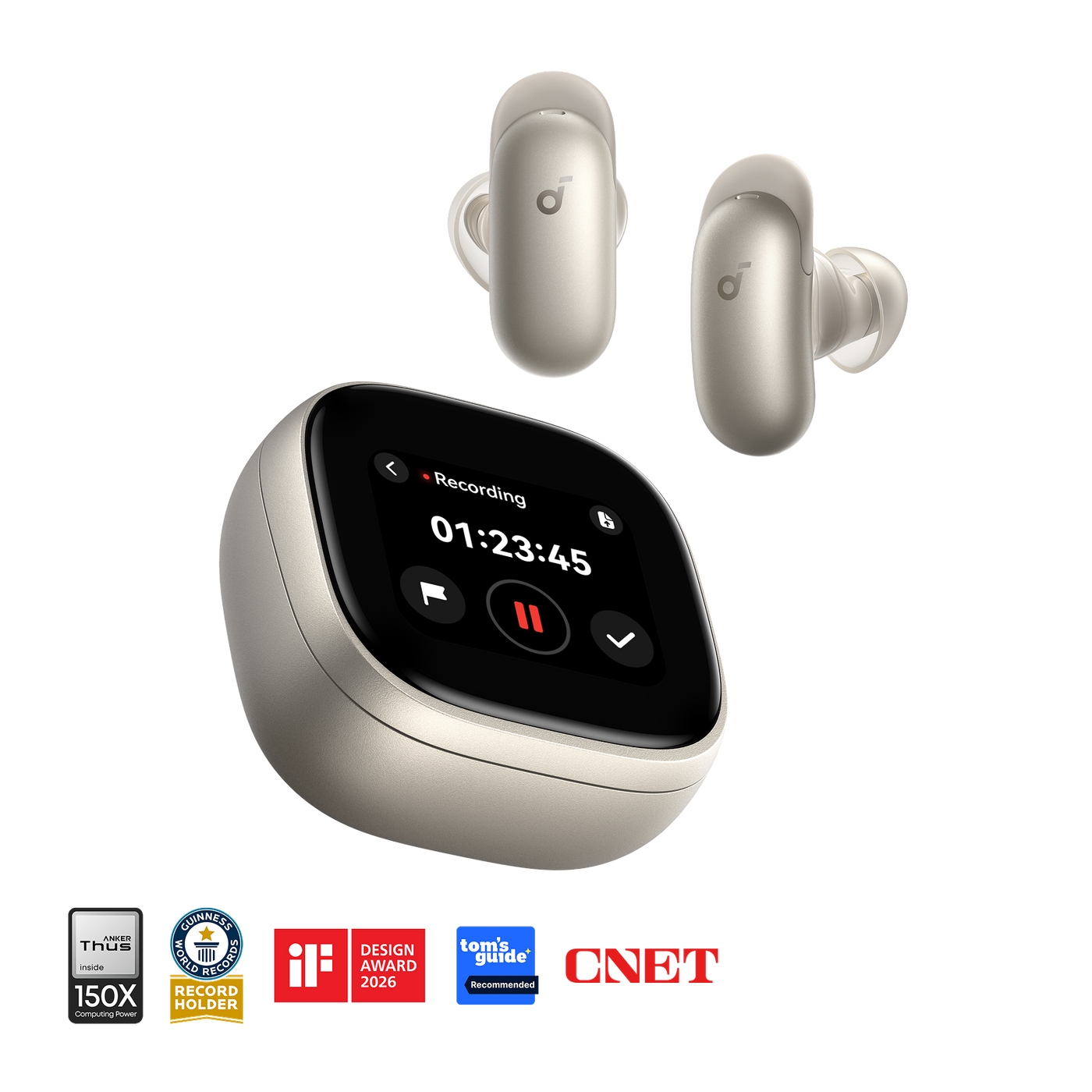 soundcore Liberty 5 Pro Max Earbuds, Smart Case