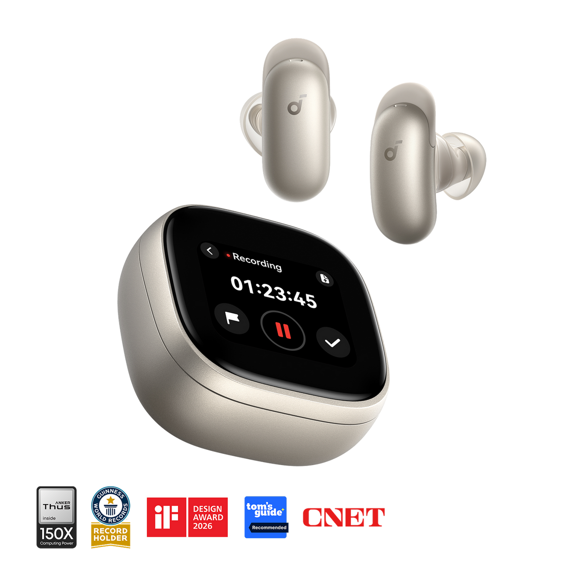 soundcore Liberty 5 Pro Max Earbuds, Smart Case