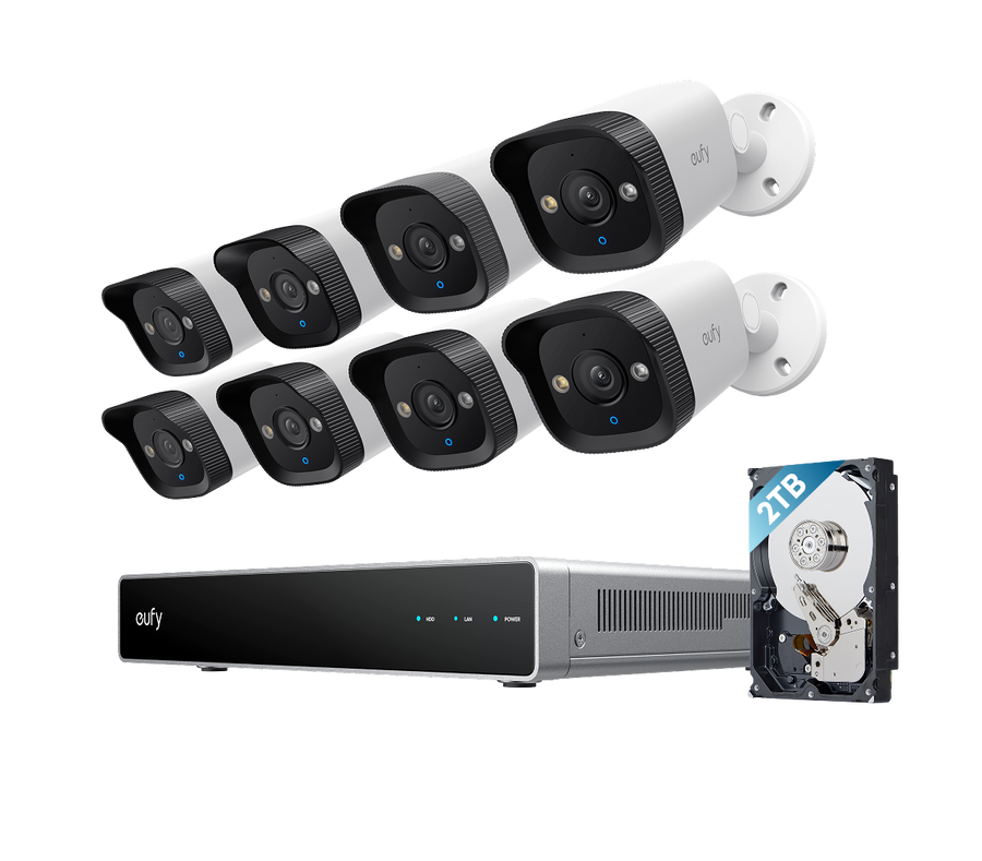 eufy PoE NVR Security System E40, 8 x 4K Bullet