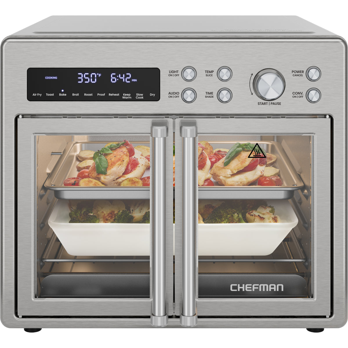 Chefman Digital French Door Air Fryer Oven