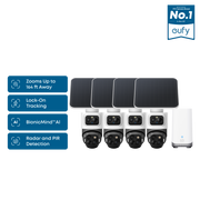 eufyCam S4 Dual-Lens Security Camera 4-Cam Kit