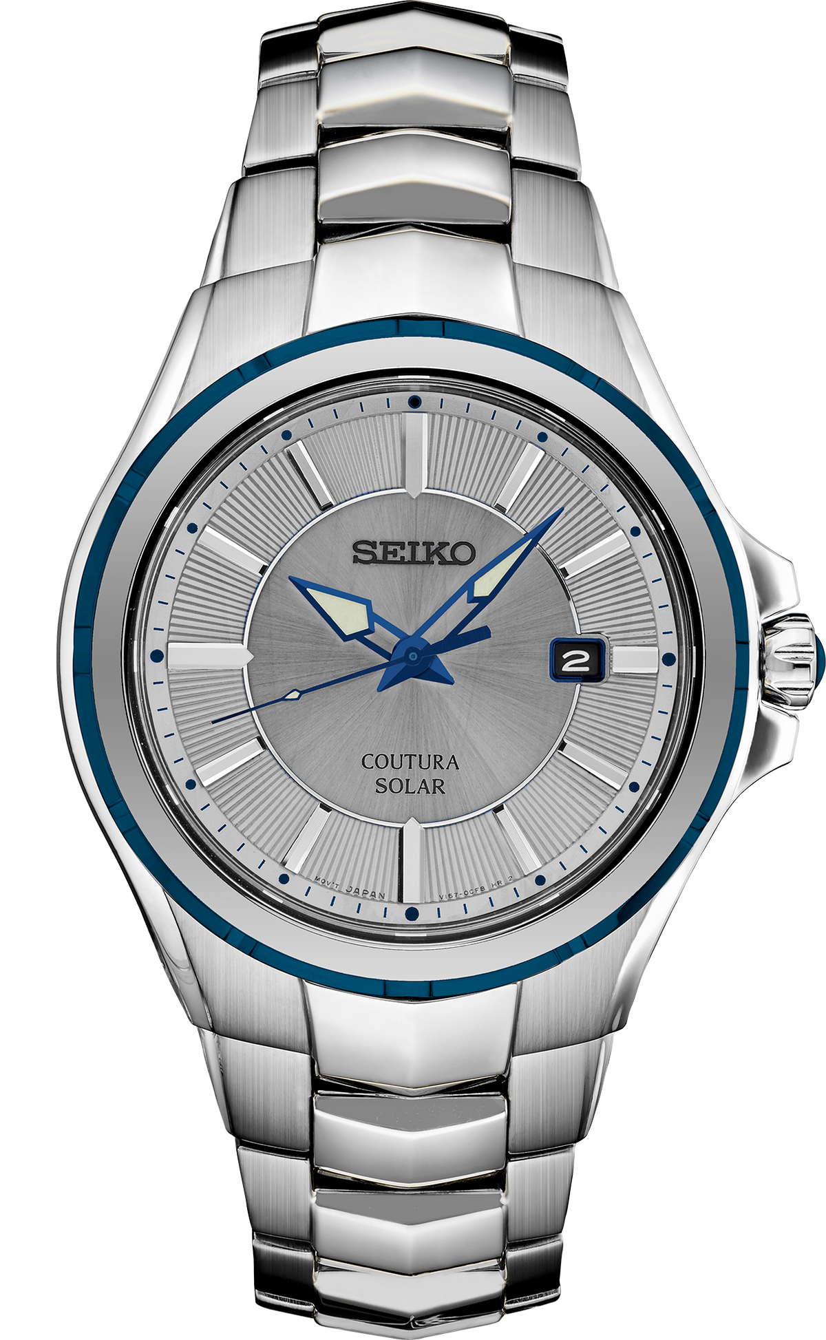 Seiko Coutura Solar 42.5mm Steel Watch (SNE565)