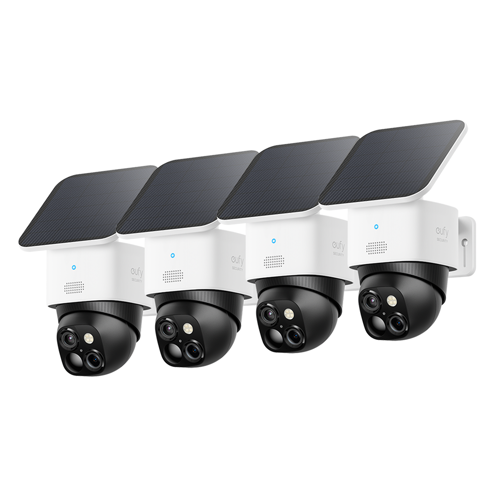 eufy SoloCam S340 Solar Security Camera 4-Pack
