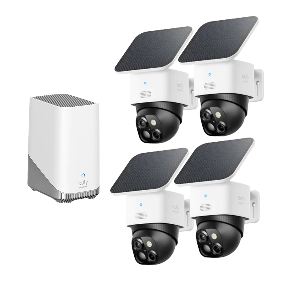 eufy SoloCam S340 4-Cam Kit with HomeBase S380