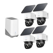 eufy SoloCam S340 4-Cam Kit with HomeBase S380