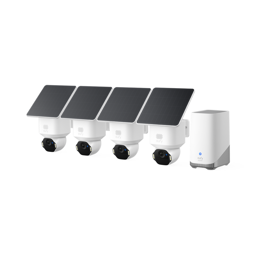 eufy SoloCam E42 4-Cam Kit with HomeBase S380