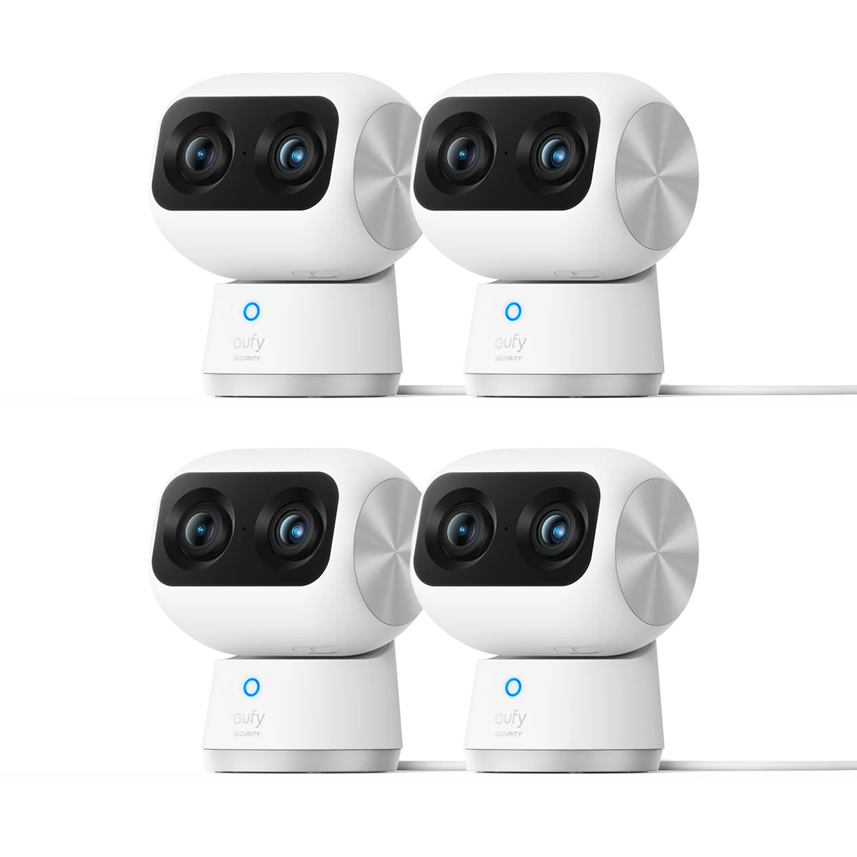 eufy Indoor Cam S350 4K Security Camera 4-Pack