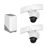 eufy Floodlight Camera E340 2-Pack with HomeBase S380