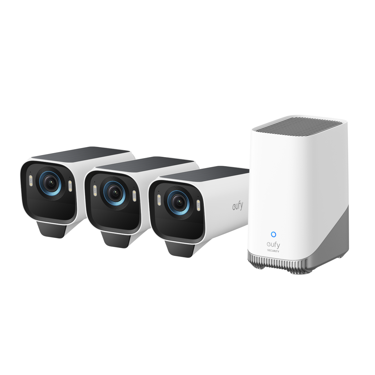 eufyCam S3 Pro 4K Solar Security Camera 3-Cam Kit