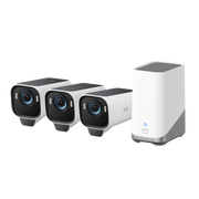 eufyCam S3 Pro 4K Solar Security Camera 3-Cam Kit
