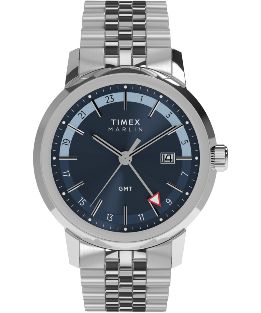 Timex Marlin Quartz GMT 40mm Steel (TW2Y47600)