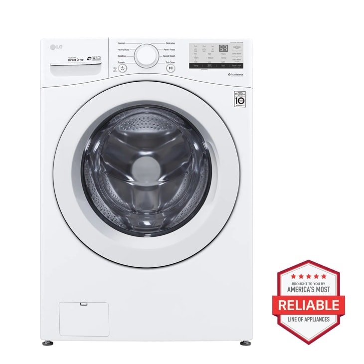LG 4.5 cu ft Front-Load Washer (WM3400CW)