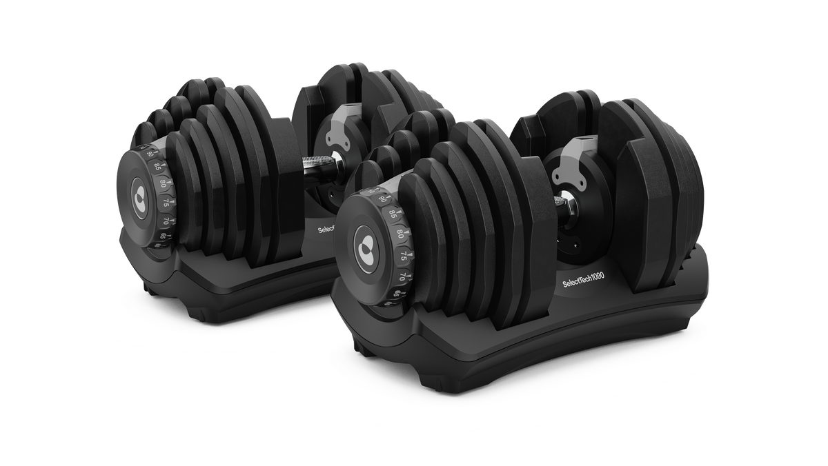 BowFlex SelectTech 1090 Adjustable Dumbbells, 10-90 lb