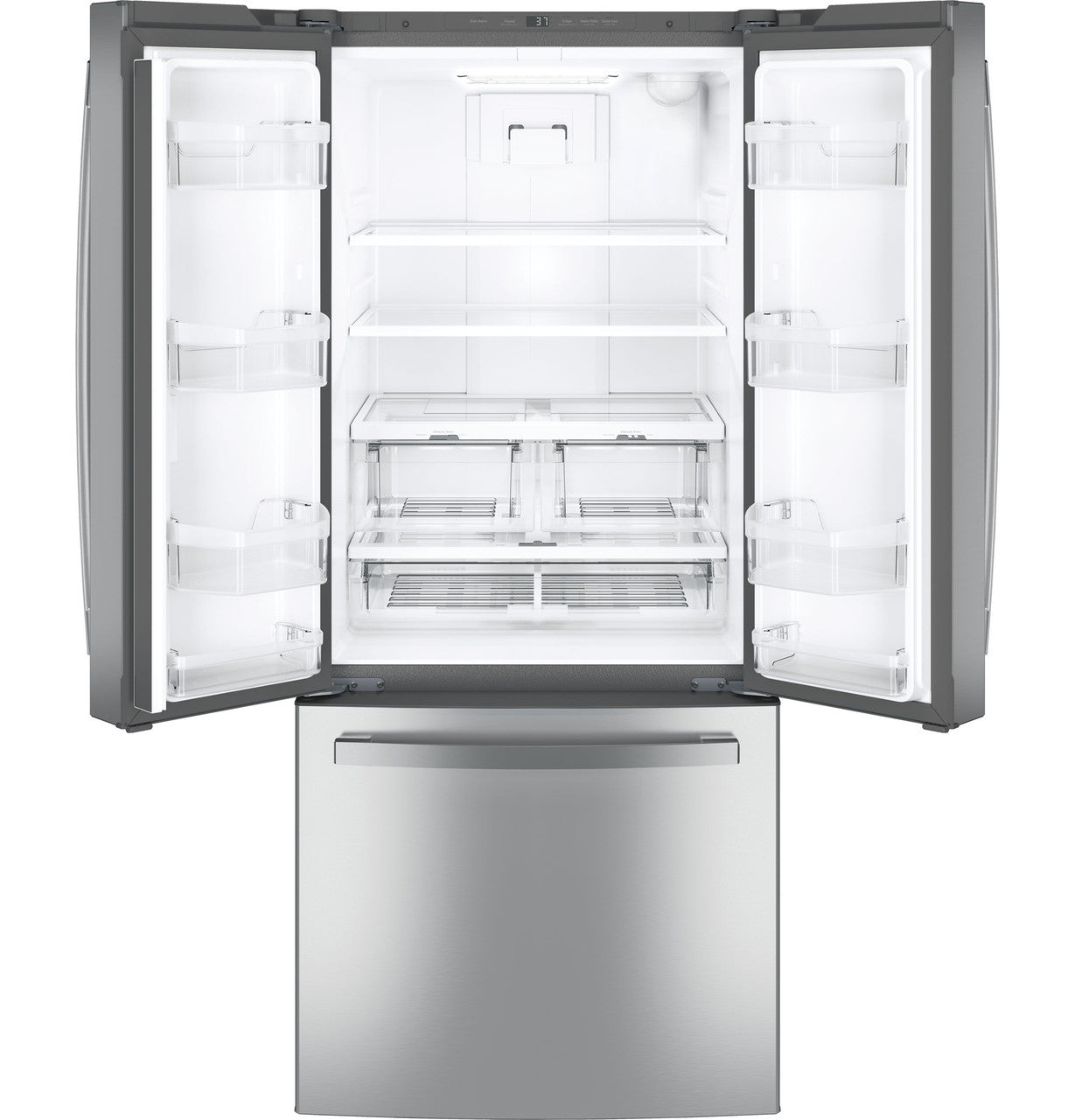 GE 20.8 cu ft French-Door Refrigerator (GNE21FYKFS)
