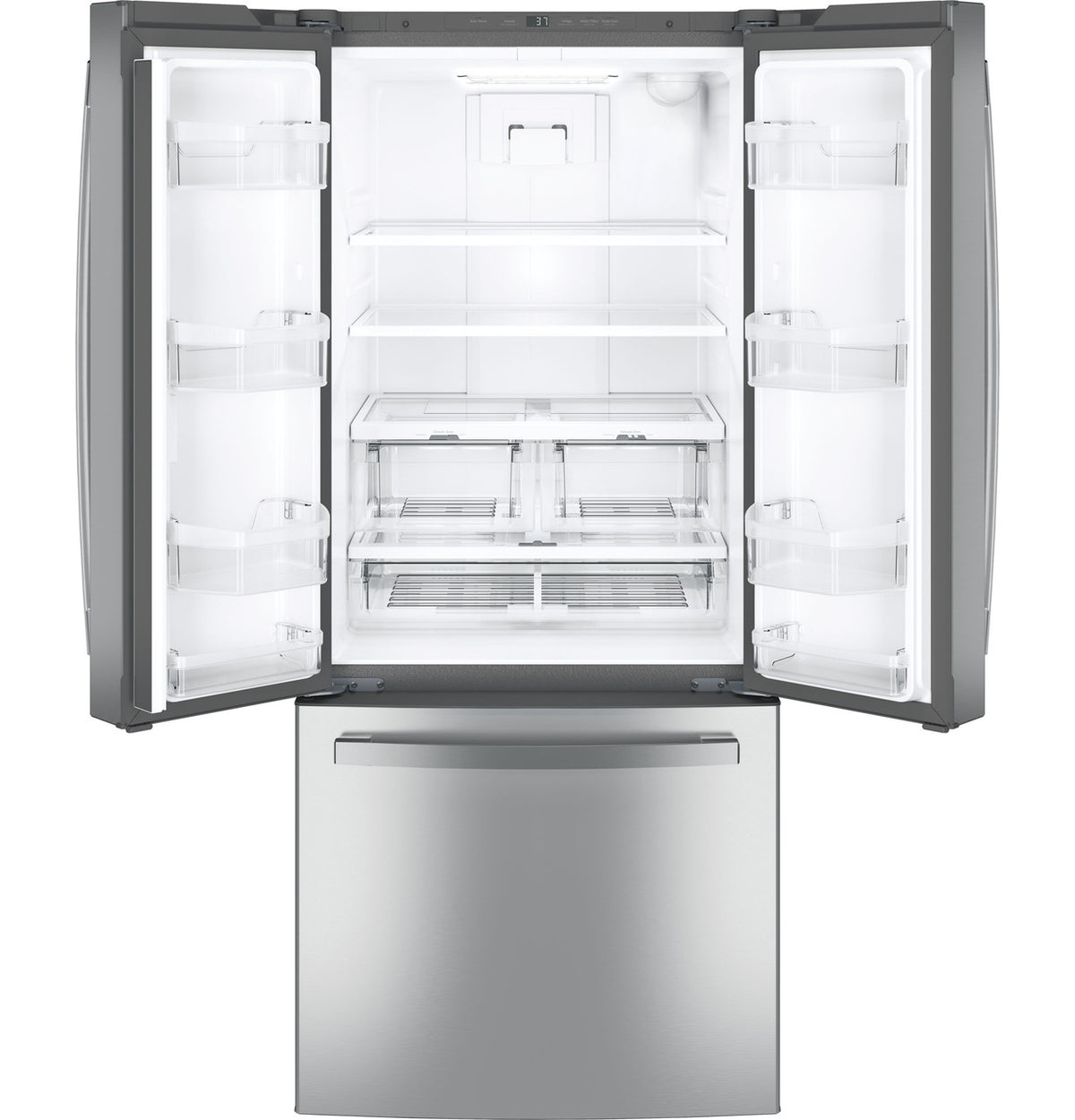 GE 20.8 cu ft French-Door Refrigerator (GNE21FYKFS)