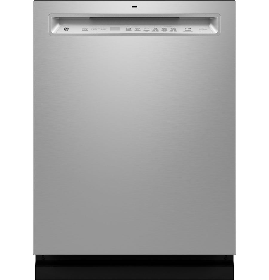 GE Front-Control Dishwasher, Stainless Tub, 3rd Rack