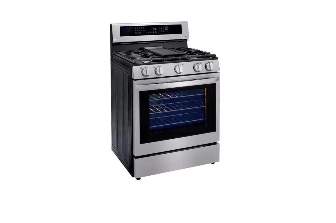 LG 30 in Gas Range with Air Fry, 5.8 cu ft (LRGL5825F)