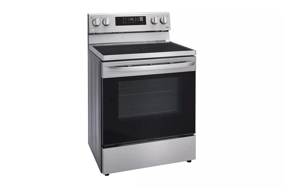 LG 30 in Electric Range with Air Fry, 6.3 cu ft (LREL6323S)