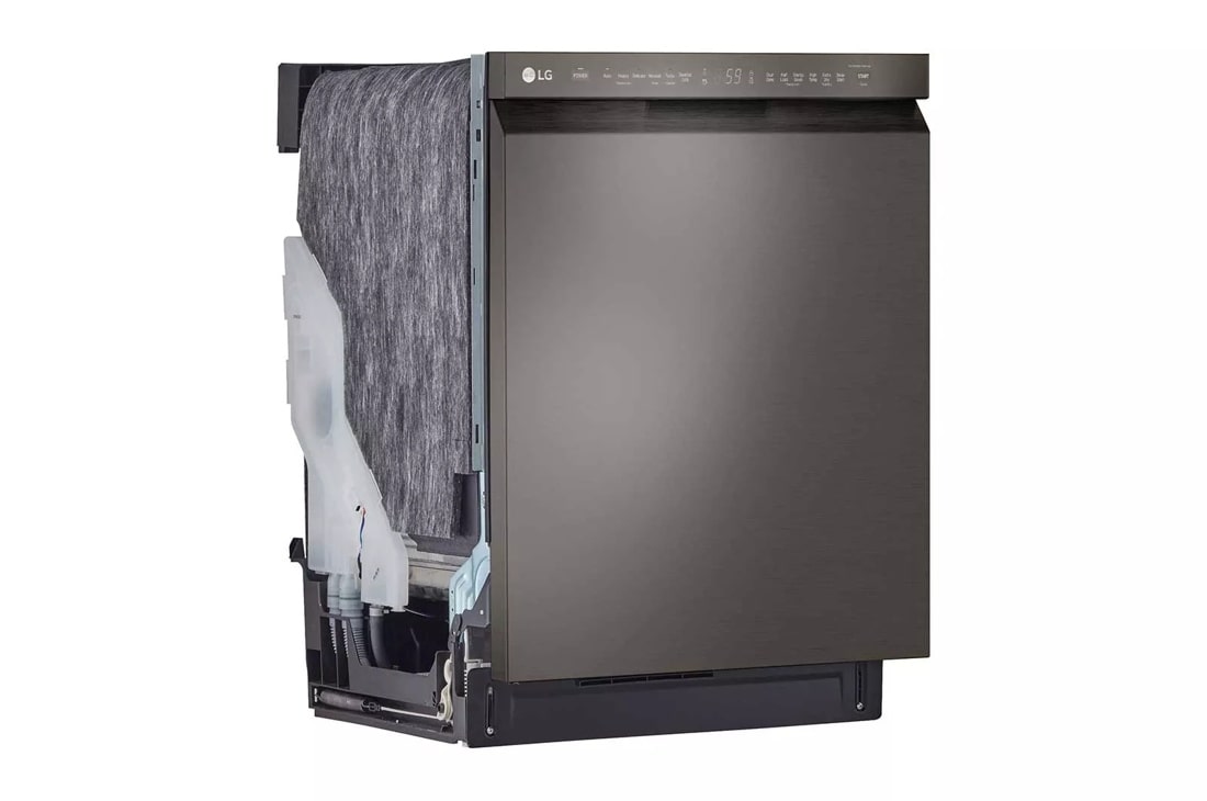 LG 24 in QuadWash Dishwasher, Black Stainless (LDFN4542D)