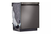 LG 24 in QuadWash Dishwasher, Black Stainless (LDFN4542D)