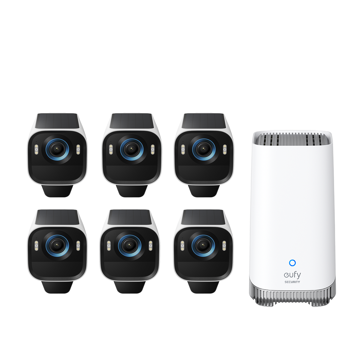 eufyCam S3 Pro 4K Solar Security Camera 6-Cam Kit