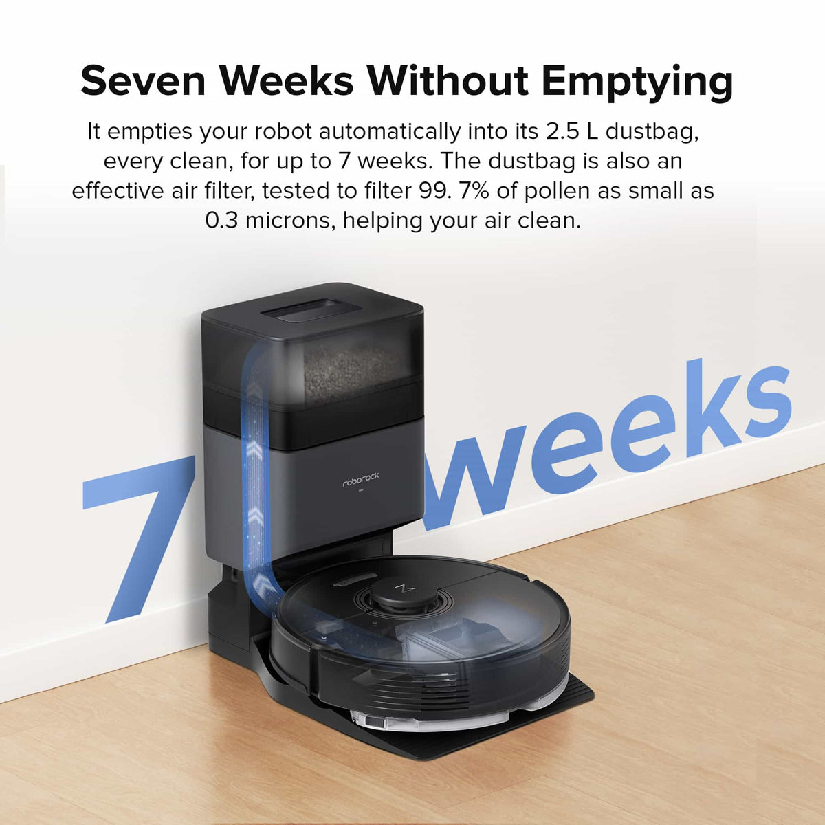 Roborock Q7 Max+ Robot Vacuum with Auto-Empty Dock