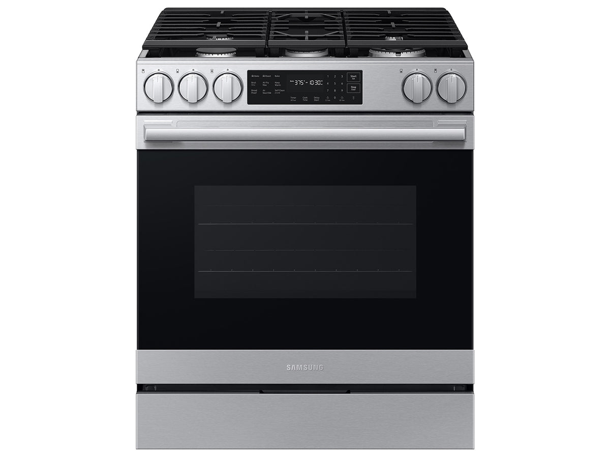 Samsung 30 in Slide-In Gas Range, 6.0 cu ft (NSG80H60SR)